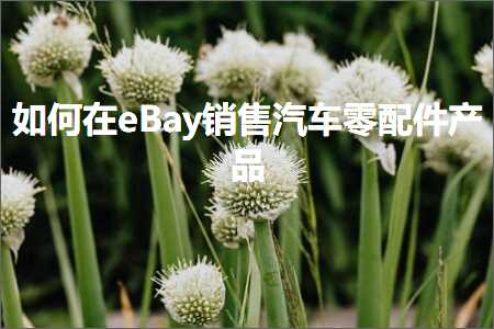 跨境电商知识:如何在eBay销售汽车零配件产品